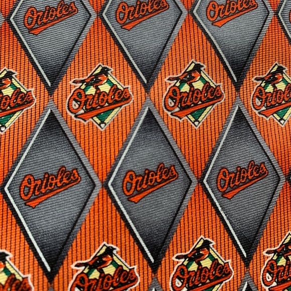 Orioles Neck Tie - Picture 2 of 4